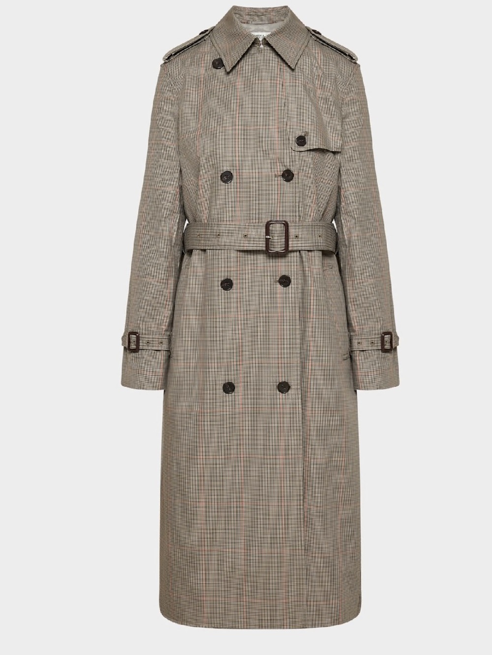 Aritzia The Finch Trench Coat City Twill Plaid - Picture 5 of 13